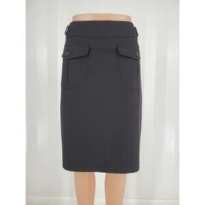 DAISY FUENTES Women's Black Straight Skirt Sz 10